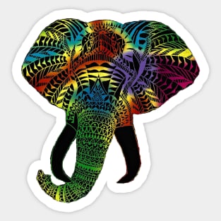 Tribal Elephant Sticker